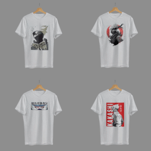 Stylish - Modern Vibe - Superb Quality - Naruto Kakashi Hatake White