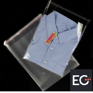 All Size High Quality Crystal Cellophane Poly Bag Adhesive Thick Clear Resealable Cello Self Adhesive Seal Bags Packaging